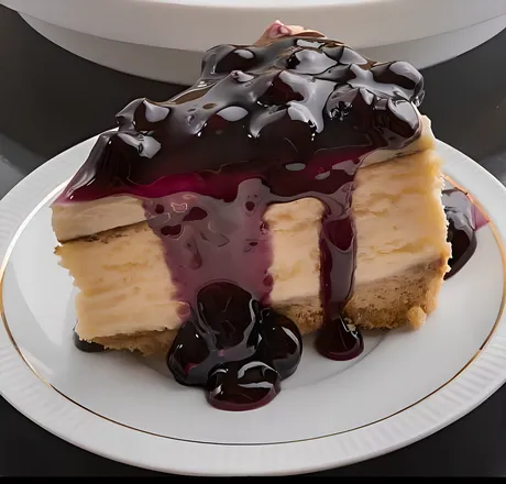 Cheesecake de arándanos